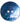 ABC - Blue Akoya Shell Button - 2 Hole - 23mm