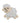 ABC - White Sheep Button - Shank - 22mm