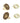 Milward Magnetic Bag Closure - 18 mm - Gold - (Pack of 1)