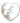 ABC - Heart Shaped Akoya Shell Button - 2 Hole - 15mm