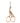 Hemline Embroidery Scissors - Stork - (Gold) - 9cm
