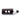 ABC - Black Pencil Toggle - 2 Hole - 20mm