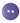 Purple button with two holes on a white background
