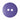 Purple button with two holes on a white background