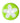 Trimits - Green Flower Button - 2 Hole - 13mm