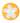 Trimits - Light Orange Flower Button - 2 Hole - 17mm