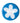 Trimits - Blue Flower Button - 2 Hole - 17mm