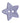 Trimits - Lilac Glitter Star Button - 2 Hole - 18mm