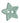 Trimits - Green Glitter Star Button - 2 Hole - 18mm