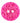 Trimits - Bright Pink Glitter Button - 2 Hole - 15mm