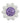 Trimits - Purple Daisy Button - Shank - 14mm