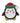 Trimits - Christmas Penguin Enamel Button - Shank - 22mm