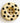 Handmade - Beige and Black Dotty Button - approx 45mm - (Pack of 1)