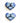 Handmade - Large Striking Blue Heart Shaped Buttons - approx 45 x 35mm - (Pack of 2)