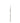 Pony Single End Crochet Hook - Steel - 12cm (1.00mm)
