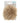 Trimits Faux Fur Glitter Pom Pom - (Cinnamon) - 11cm