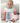 UKHKA 129 Baby Dress, Cardigan and Hat in DK (Leaflet)