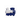 ABC - Blue Steam Train Button - Shank - 17mm